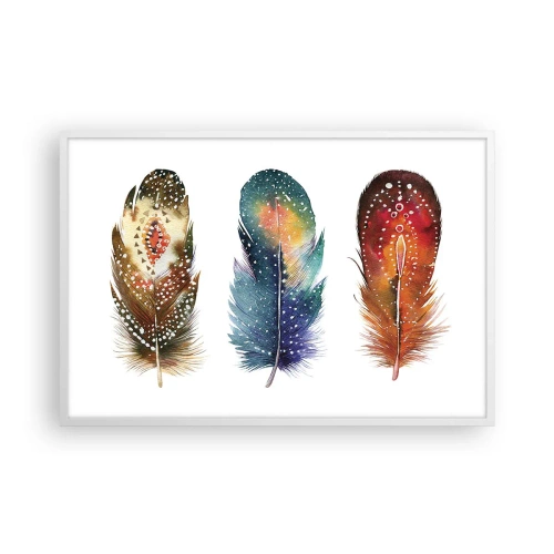 Póster en marco blanco - Rituales, ceremonias, secretos - 91x61 cm