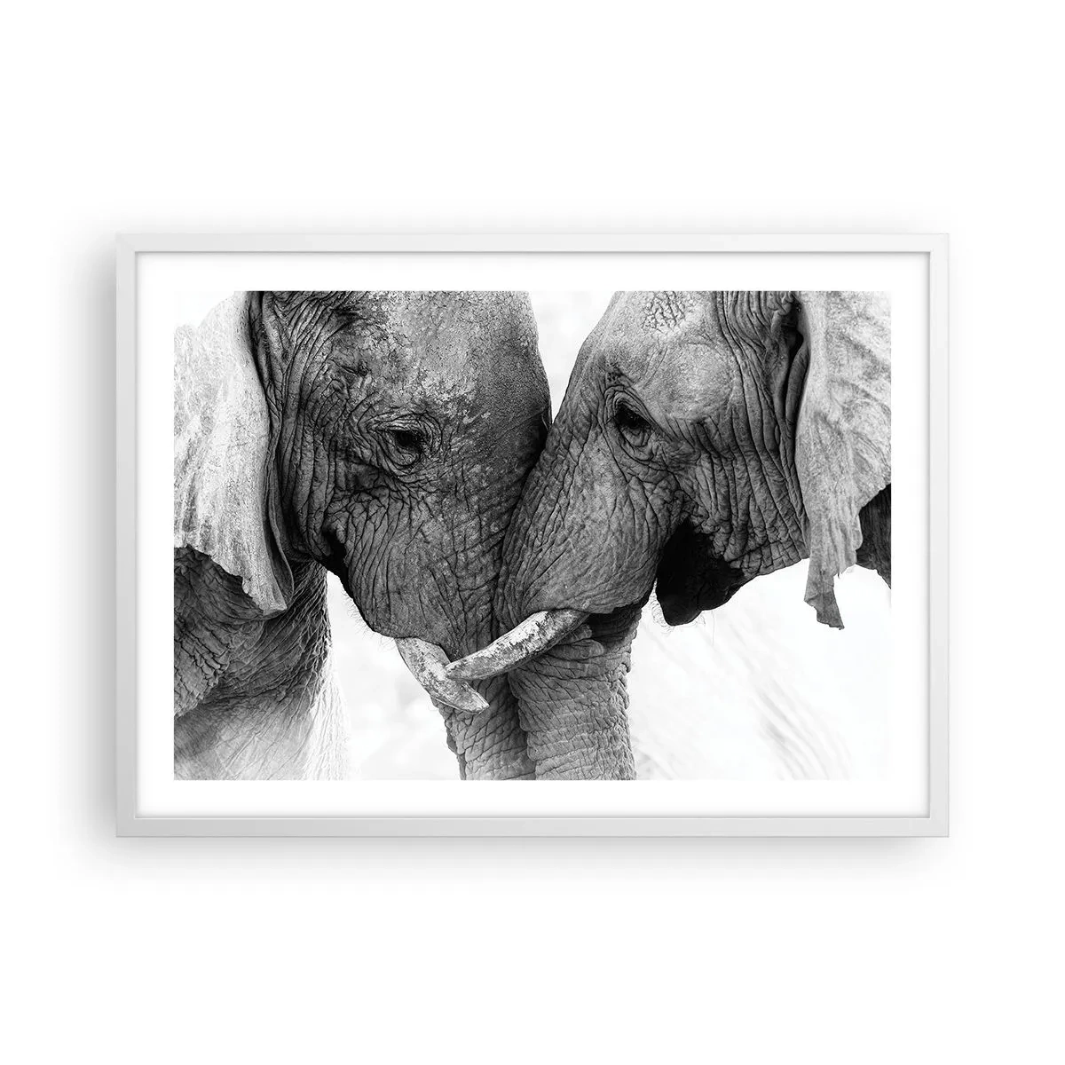 Póster en marco blanco - Una confesión sincera - 70x50 cm