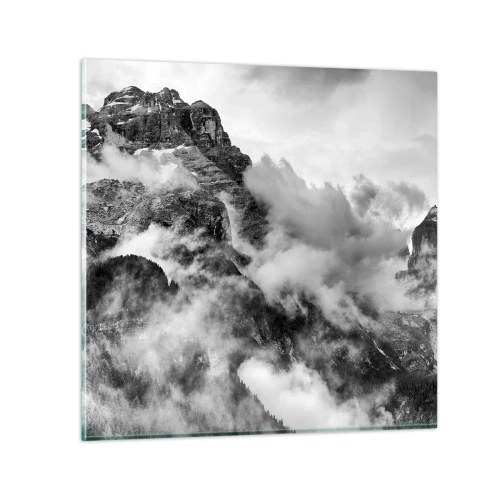 Cuadro sobre vidrio - Impresiones sobre Vidrio - Hermoso y cruel - 50x50 cm