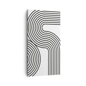 Cuadro sobre lienzo - Impresión de Imagen - En una curva - 55x100 cm