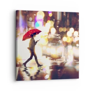 Cuadro sobre lienzo - Impresión de Imagen - Saldrá el sol - 30x30 cm