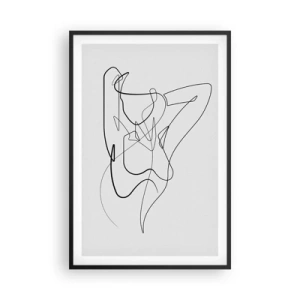 Póster en marco negro - Realmente, tal y como eres - 61x91 cm