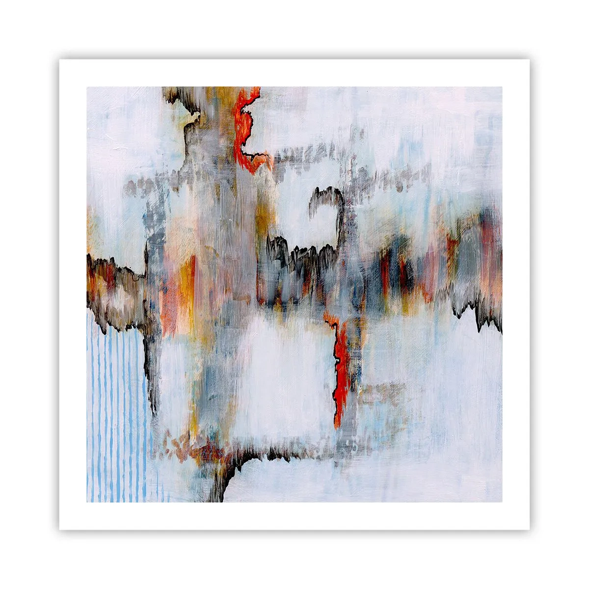 Póster - Abstracto sobre el agua - 60x60 cm
