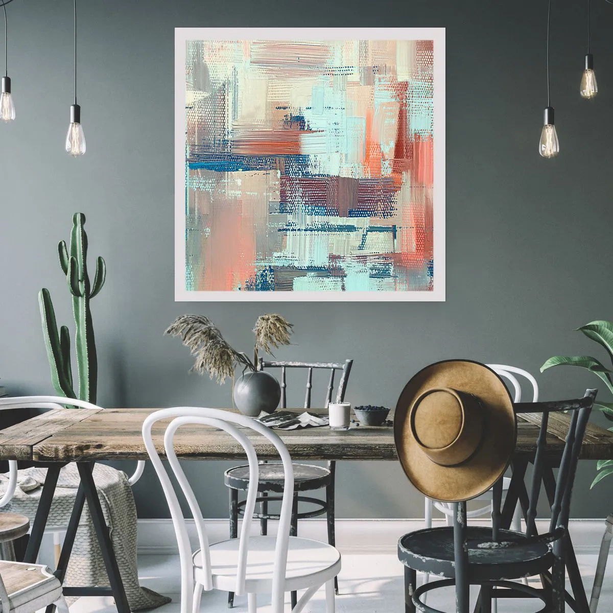 Póster - Alcanzando la luz - 40x40 cm