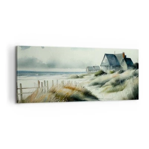 Cuadro sobre lienzo - Impresión de Imagen - Lejos del bullicio - 100x40 cm