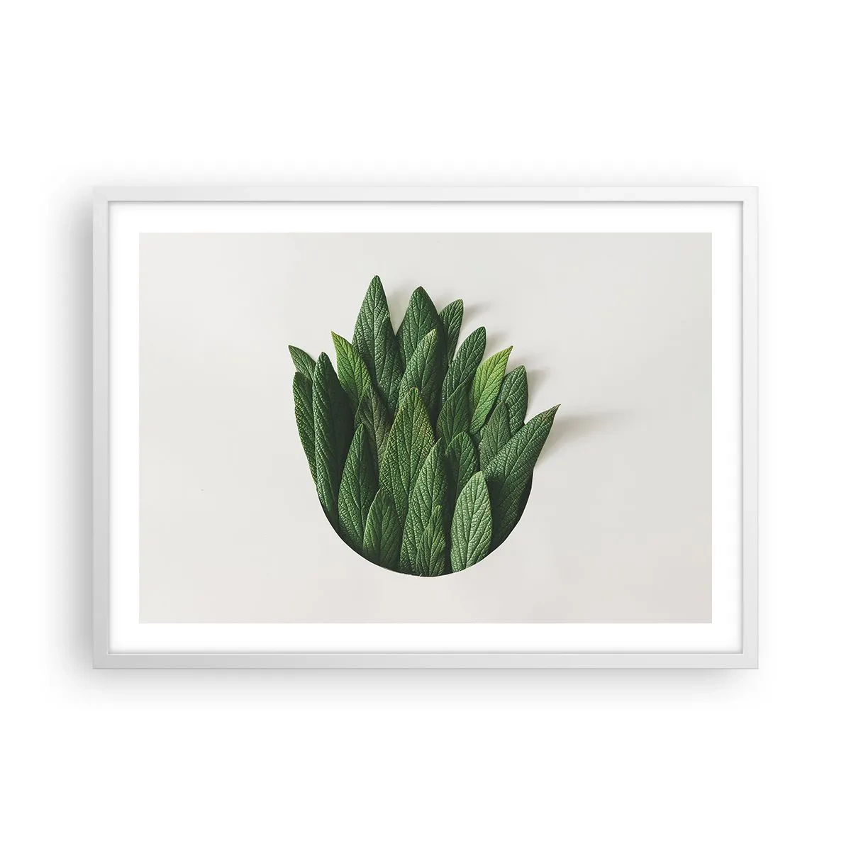 Póster en marco blanco - Curiosidad desenfrenada - 70x50 cm