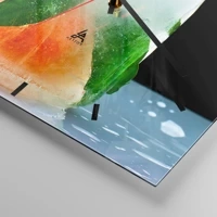 Esfera sin numeración, con rayas