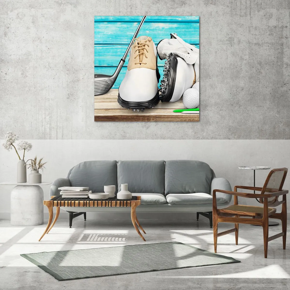 Cuadro sobre vidrio - Impresiones sobre Vidrio - Todo listo - 70x70 cm