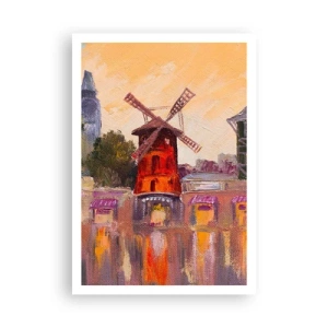 Póster - Iconos parisinos - Moulin Rouge - 70x100 cm