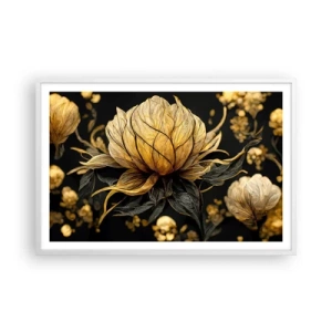 Póster en marco blanco - Sutil fragilidad - 91x61 cm