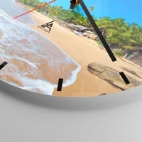 Esfera sin numeración, con rayas