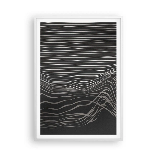 Póster en marco blanco - Ritmo y acento - 70x100 cm