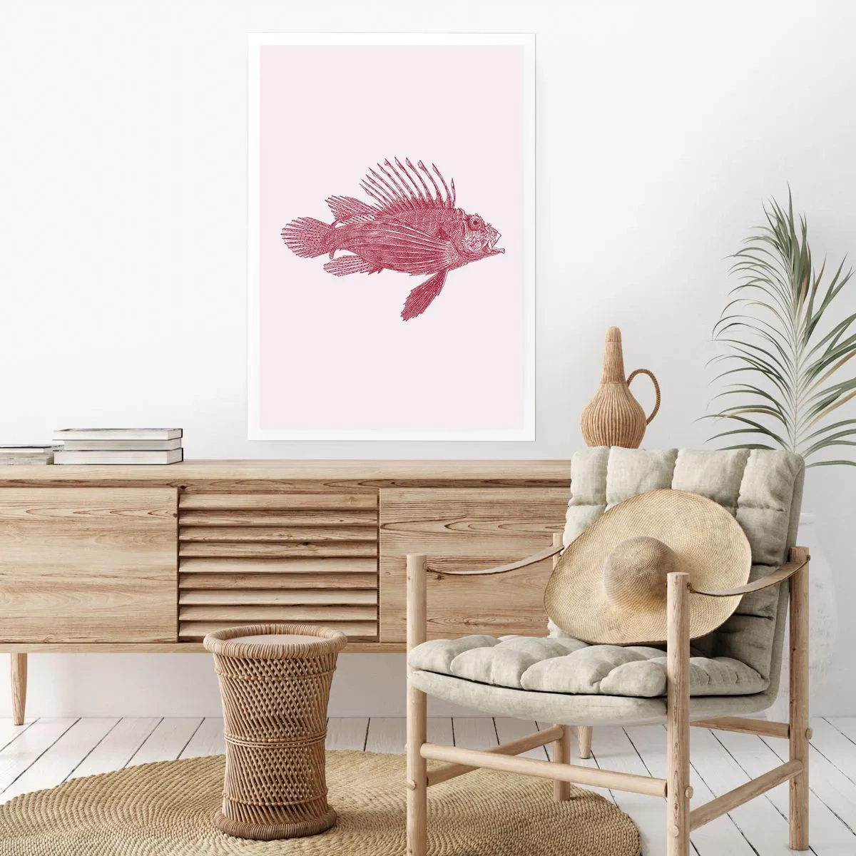 Póster - Un habitante de aguas exóticas - 40x50 cm