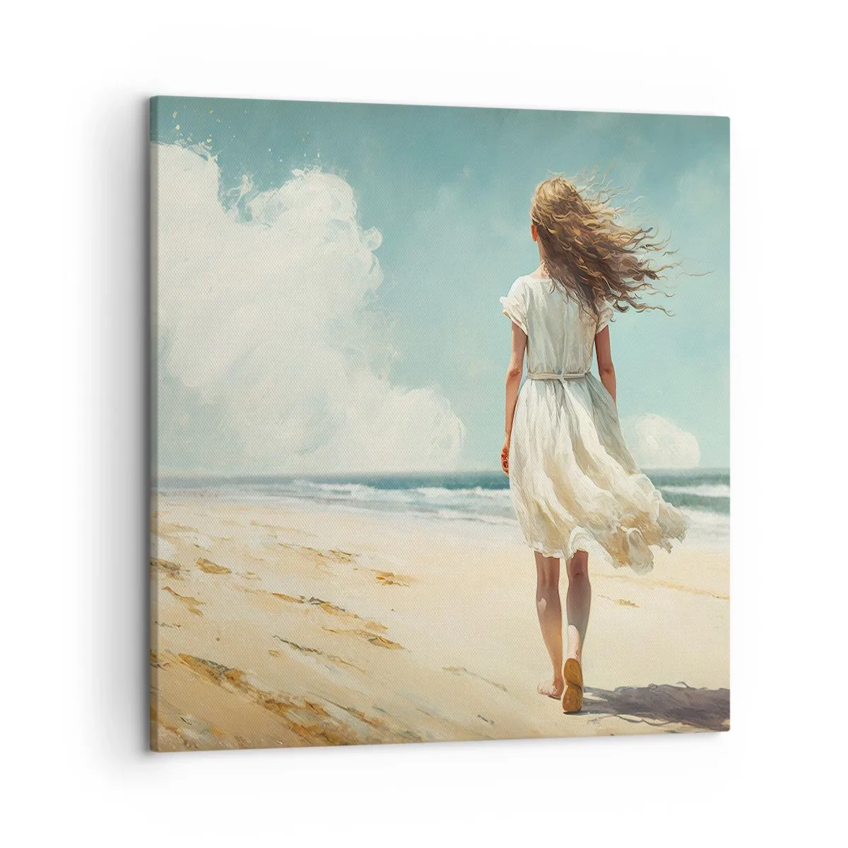 Cuadro sobre lienzo - Impresión de Imagen - Al encuentro del sol y del viento - 50x50 cm