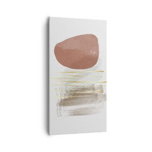 Cuadro sobre lienzo - Impresión de Imagen - Una columnata abstracta - 55x100 cm