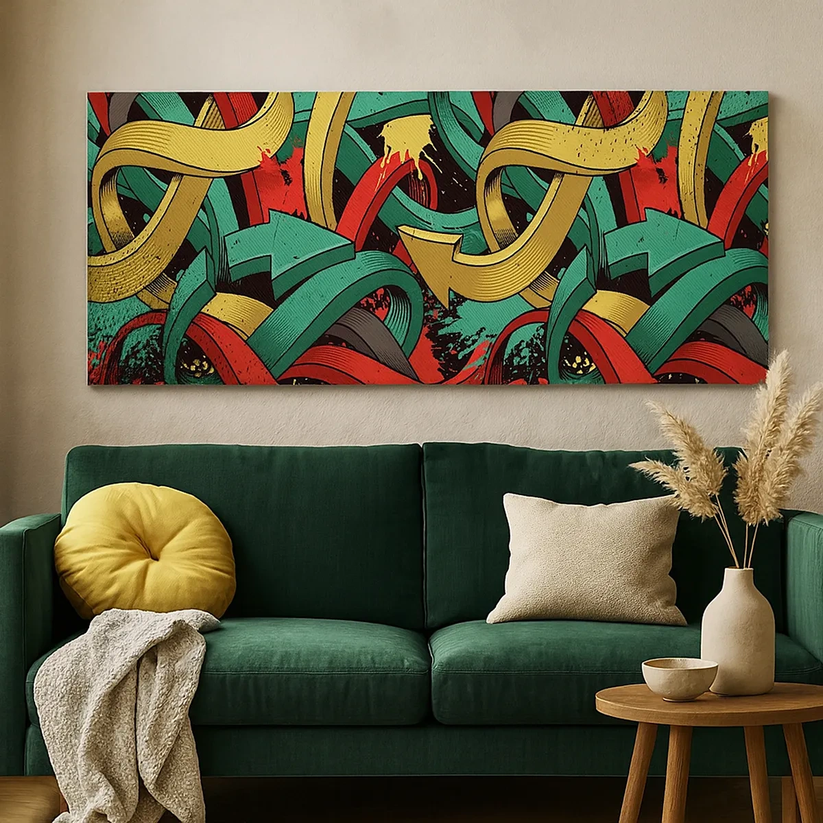 Cuadro sobre lienzo - Impresión de Imagen - ¿Qué camino tomar? - 30x30 cm