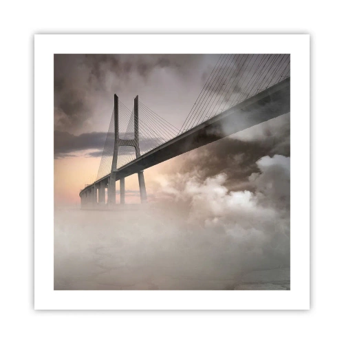 Póster - Junto al río que no existe - 50x50 cm