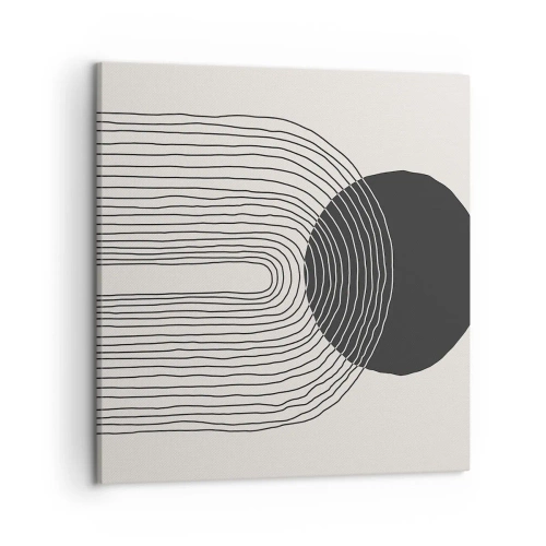 Cuadro sobre lienzo - Impresión de Imagen - Temblor y certeza - 50x50 cm