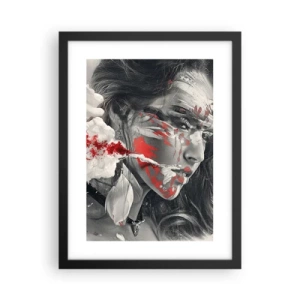 Póster en marco negro - En los humos del absurdo - 30x40 cm