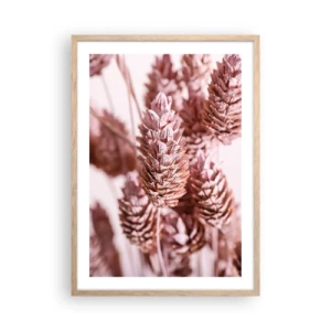 Póster en marco roble claro - Aparentemente discreto - 50x70 cm