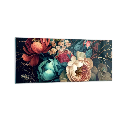 Cuadro sobre vidrio - Impresiones sobre Vidrio - Encanto del siglo XIX - 100x40 cm