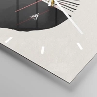 Esfera sin numeración, con rayas