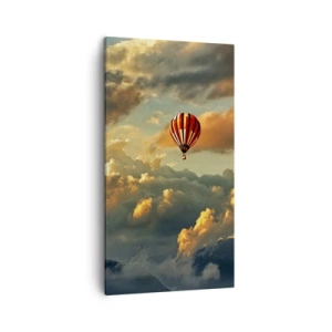 Cuadro sobre lienzo - Impresión de Imagen - Vuelo porque quiero - 45x80 cm