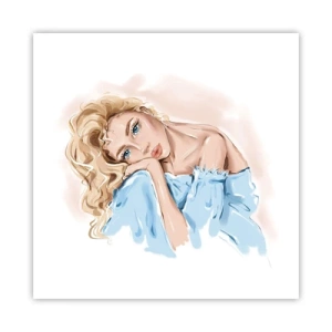 Póster - Soñar en azul - 50x50 cm