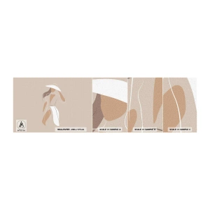 Muestra de fotomural autoadhesivo Deluxe Sticker - La moda es alegría - Mujer, Gráficos, Moda - 100x30 cm