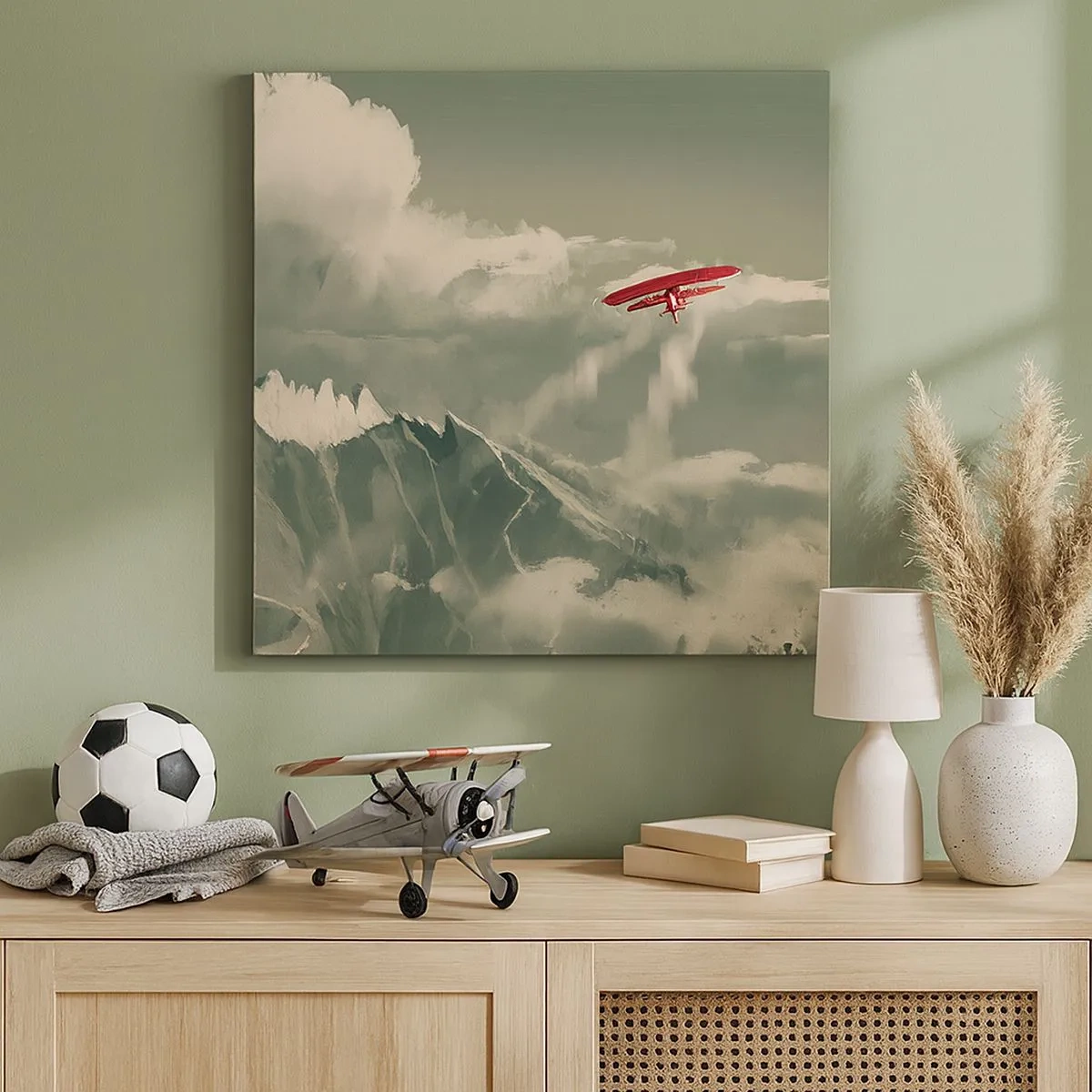 Cuadro sobre lienzo - Impresión de Imagen - Pionero sin miedo - 30x30 cm