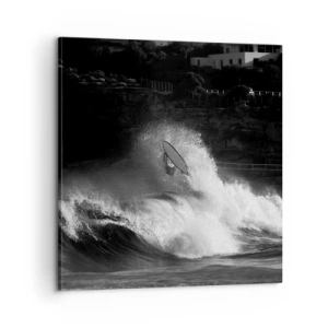 Cuadro sobre lienzo - Impresión de Imagen - Desafío aceptado - 60x60 cm