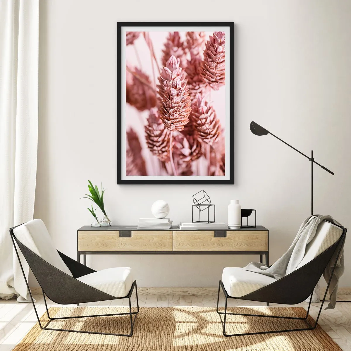 Póster en marco negro - Aparentemente discreto - 70x100 cm