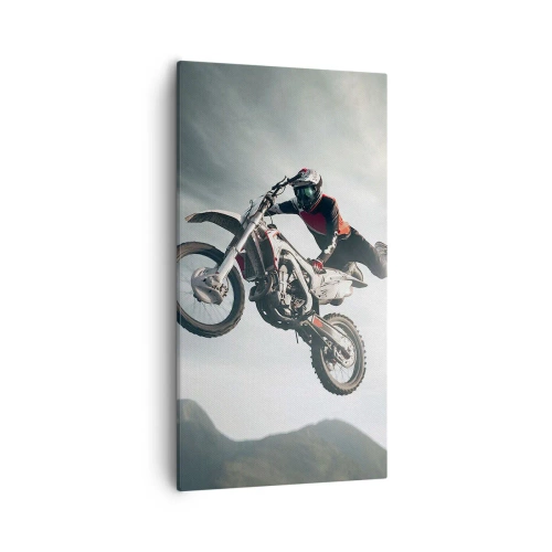 Cuadro sobre lienzo - Impresión de Imagen - No hay diversión sin riesgo - 55x100 cm