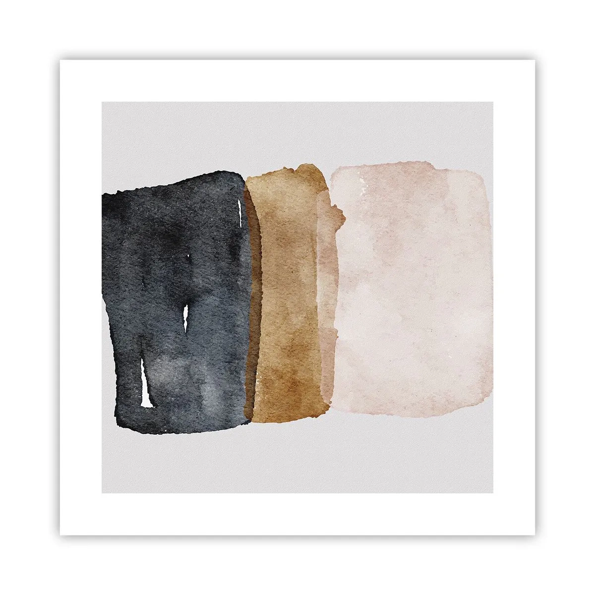 Póster - Una composición de colores tierra - 40x40 cm