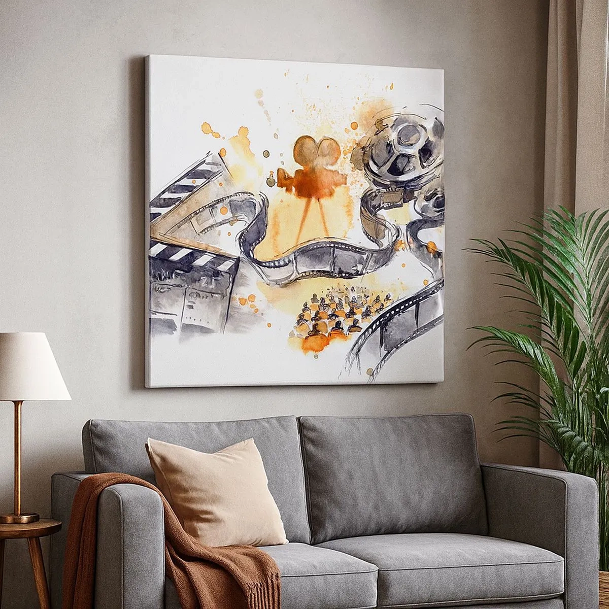 Cuadro sobre lienzo - Impresión de Imagen - En el país de los sueños - 30x30 cm