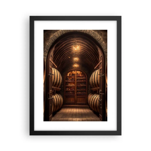 Póster en marco negro - Sótano atmosférico - 30x40 cm