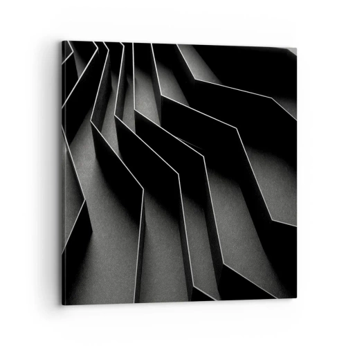 Cuadro sobre lienzo - Impresión de Imagen - Orden espacial - 70x70 cm