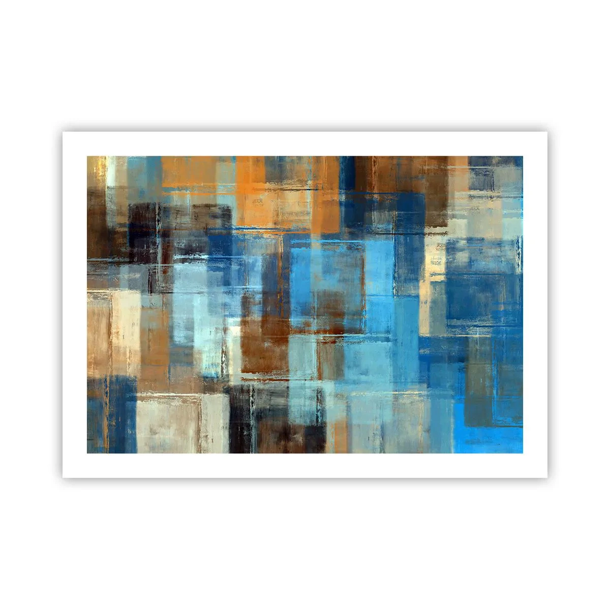 Póster - A través del velo azul - 70x50 cm
