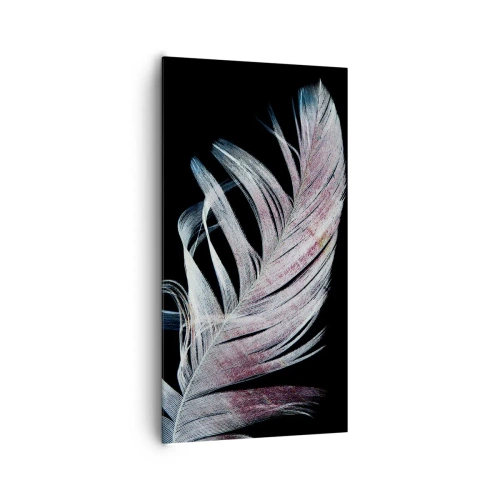 Cuadro sobre lienzo - Impresión de Imagen - Piensa en el tacto - 65x120 cm