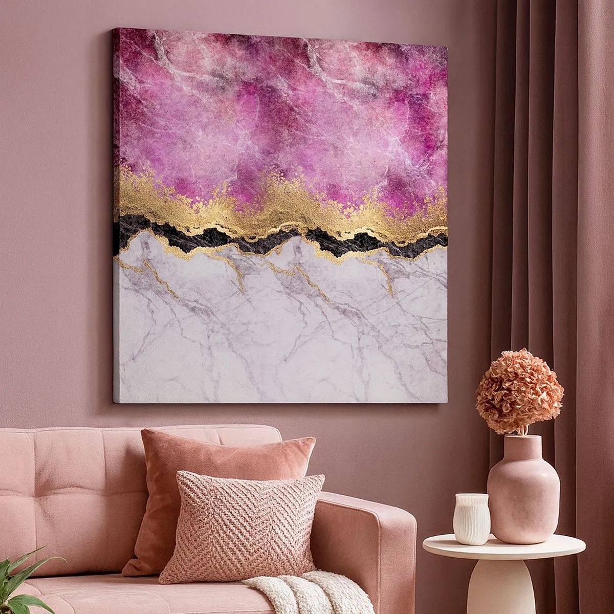 Cuadro sobre lienzo - Impresión de Imagen - En la frontera - 30x30 cm