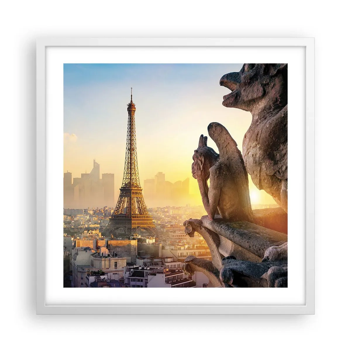 Póster en marco blanco - Ha cambiado tanto la ciudad... - 50x50 cm