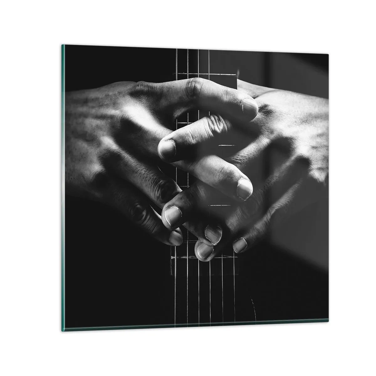 Cuadro sobre vidrio - Impresiones sobre Vidrio - La oración del artista - 60x60 cm