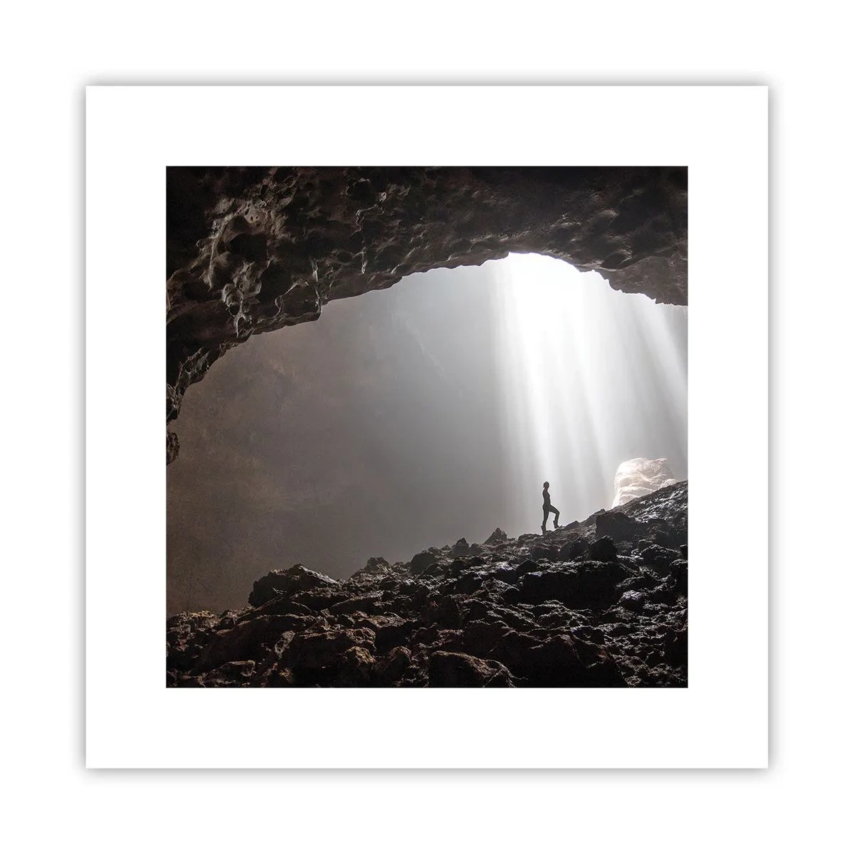 Póster - Gruta luminosa - 30x30 cm