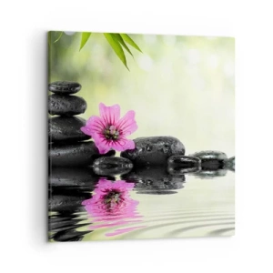 Cuadro sobre lienzo - Impresión de Imagen - Tiempo para el alma - 50x50 cm