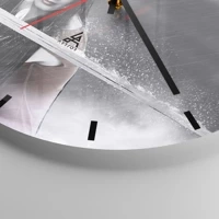 Esfera sin numeración, con rayas