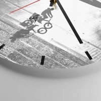 Esfera sin numeración, con rayas