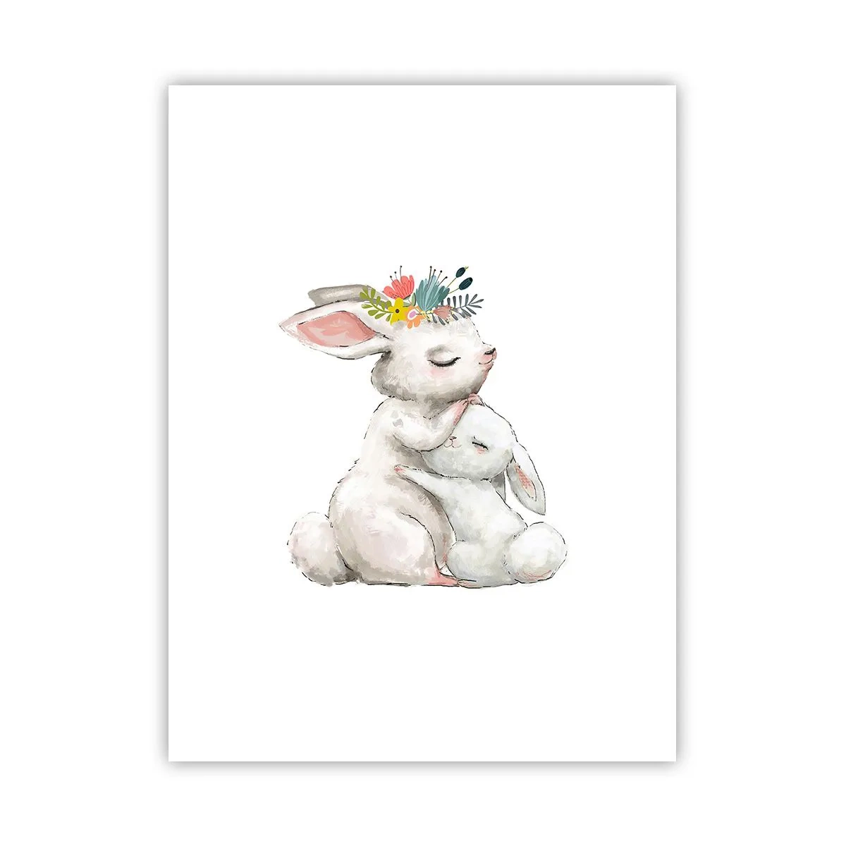 Póster - En ningún lugar mejor que con mamá - 30x40 cm