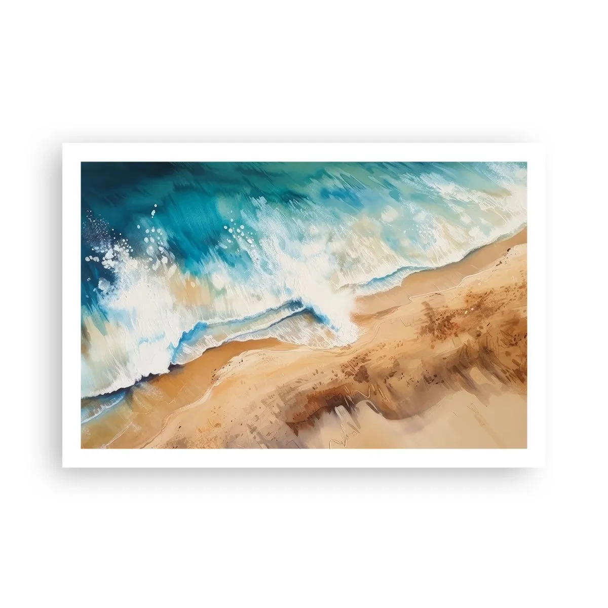 Póster - Olas recurrentes - 91x61 cm