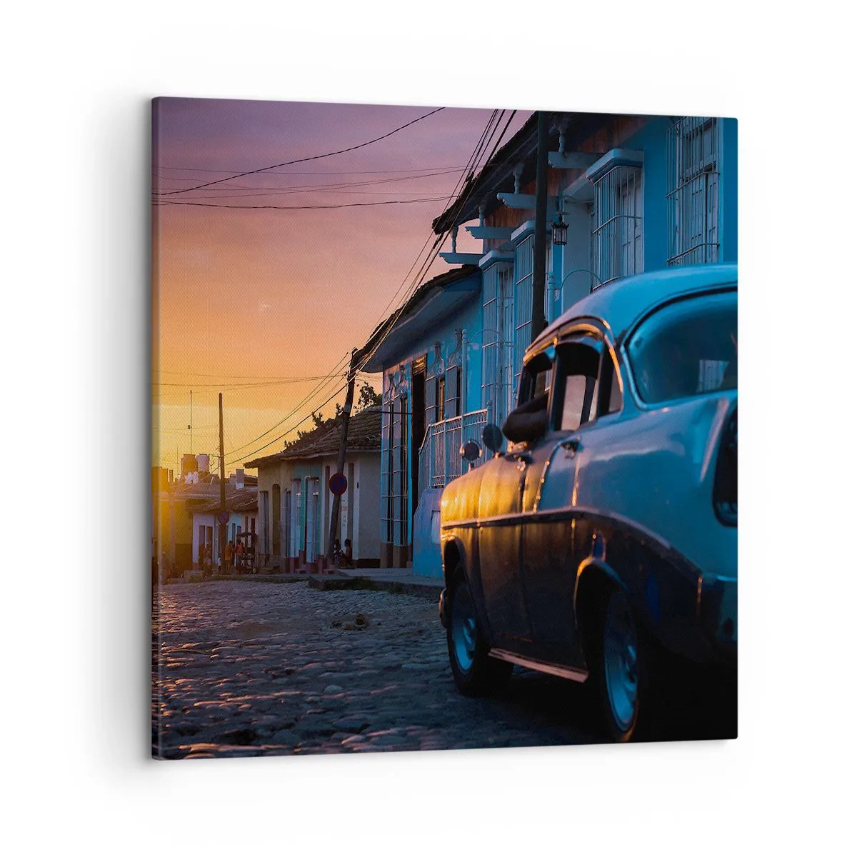 Cuadro sobre lienzo - Impresión de Imagen - Aquí el tiempo se ralentiza - 50x50 cm