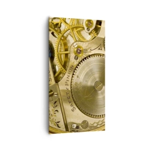 Cuadro sobre lienzo - Impresión de Imagen - Siga el ritmo de los tiempos - 65x120 cm